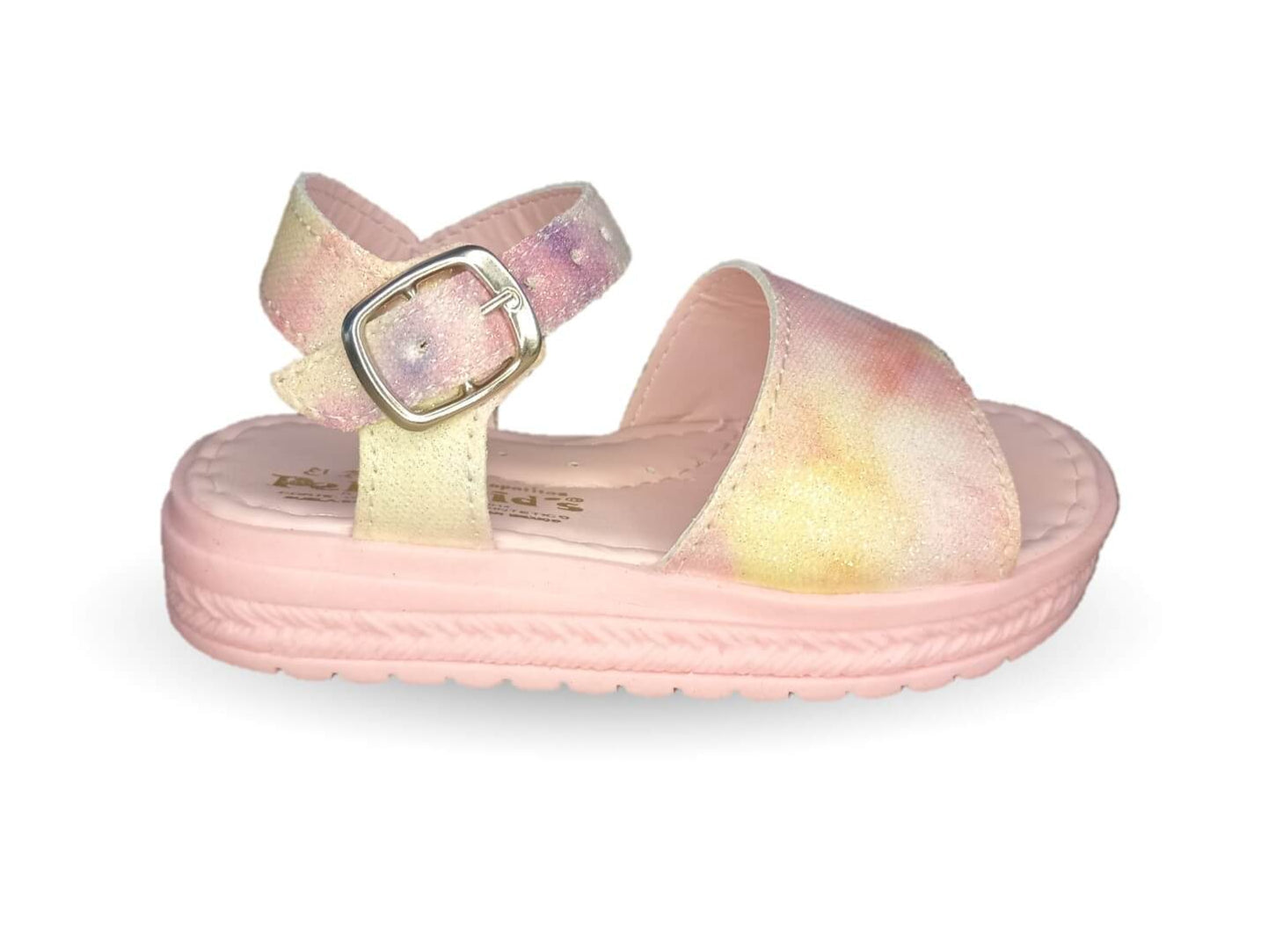 Sandalia con hebilla Peke Kids 293 Arcoíris para niña