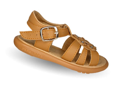 Sandalia con hebilla Peke Kids 325 Avellana para niña