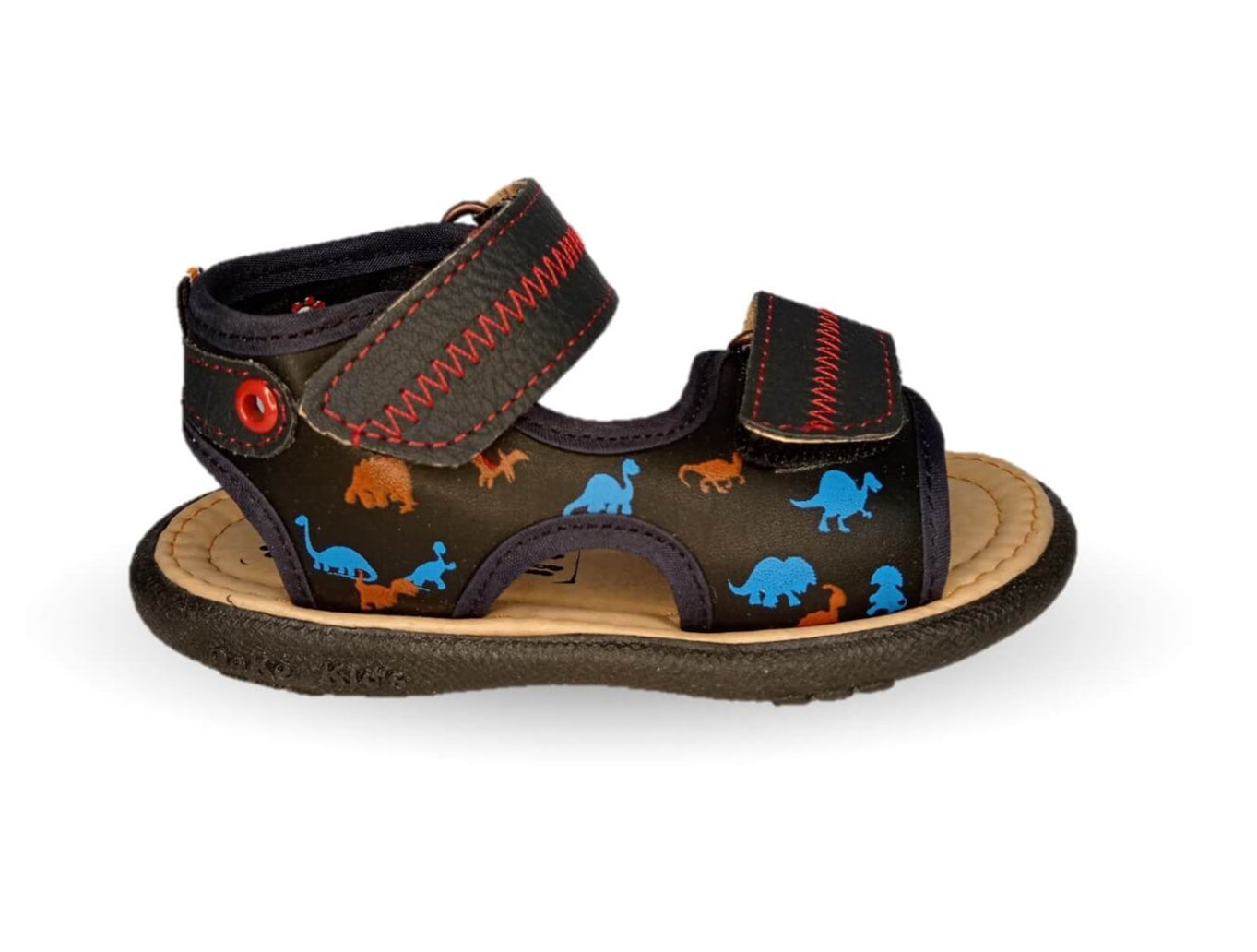 Sandalia con contactel Peke Kids 329 Negro para niño