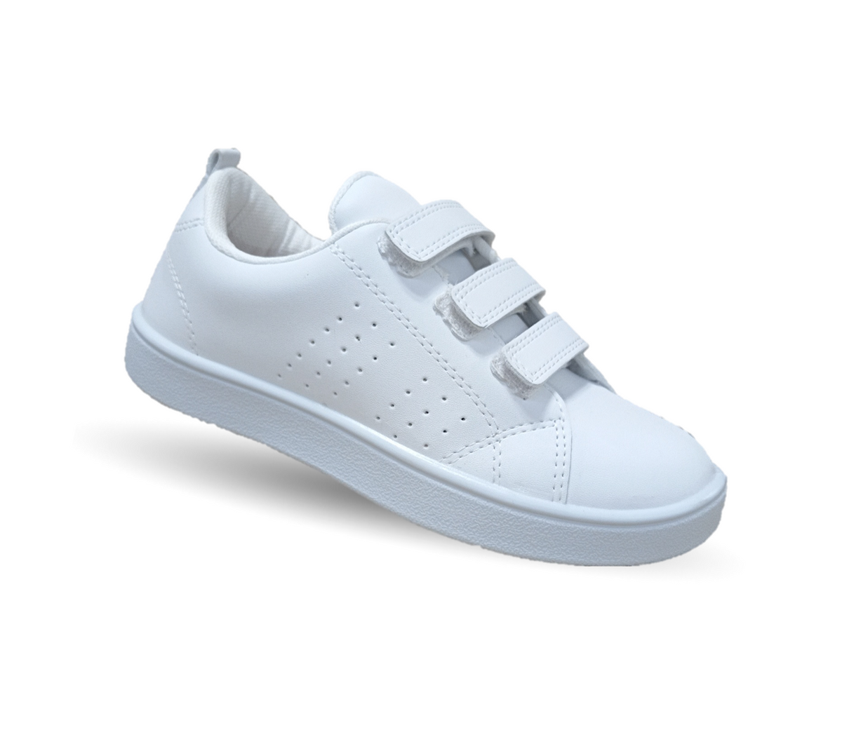 Tenis Escolar Peke Kids 28010 Blanco Unisex para niño y niña