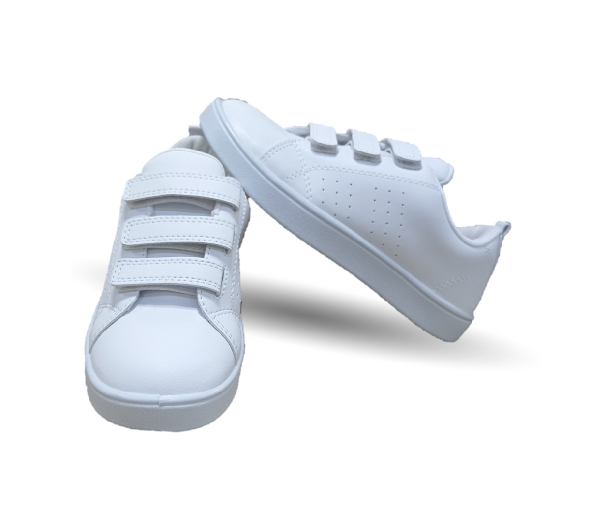 Tenis Escolar Peke Kids 28010 Blanco Unisex para niño y niña