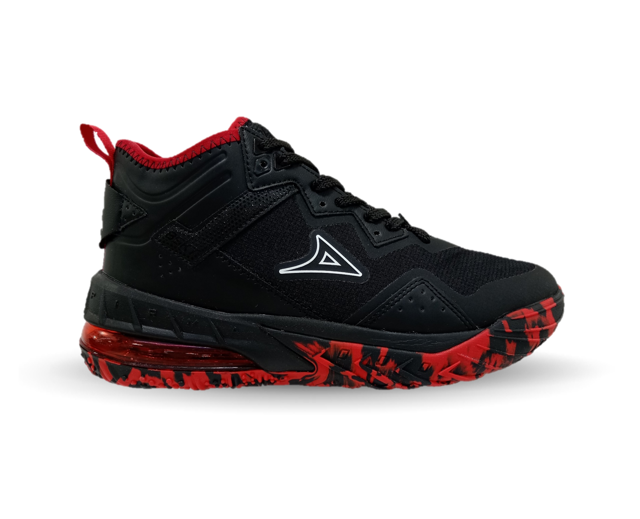 Tenis Deportivo para baloncesto Pirma 2018 Negro/Rojo para hombre