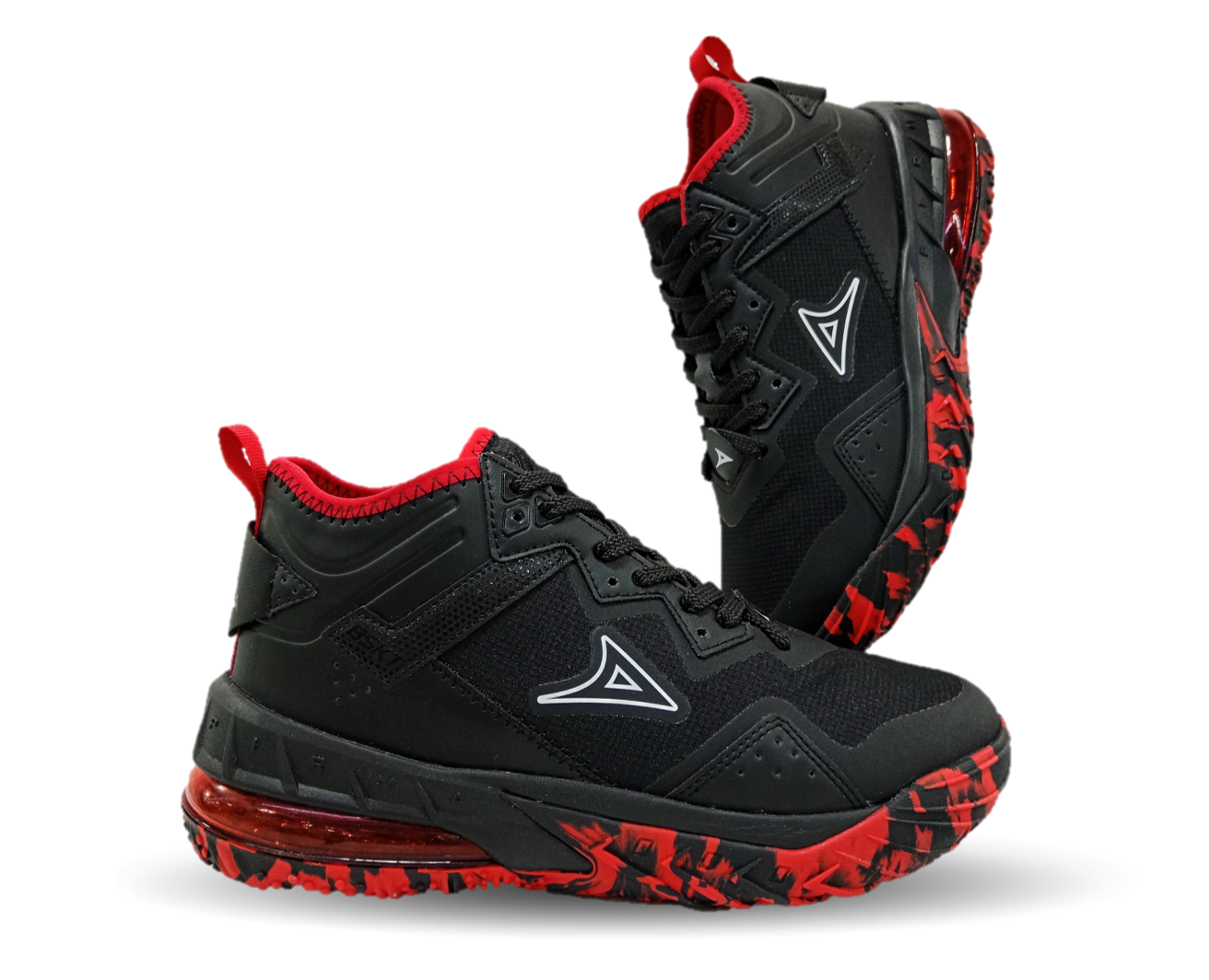 Tenis Deportivo para baloncesto Pirma 2018 Negro/Rojo para hombre