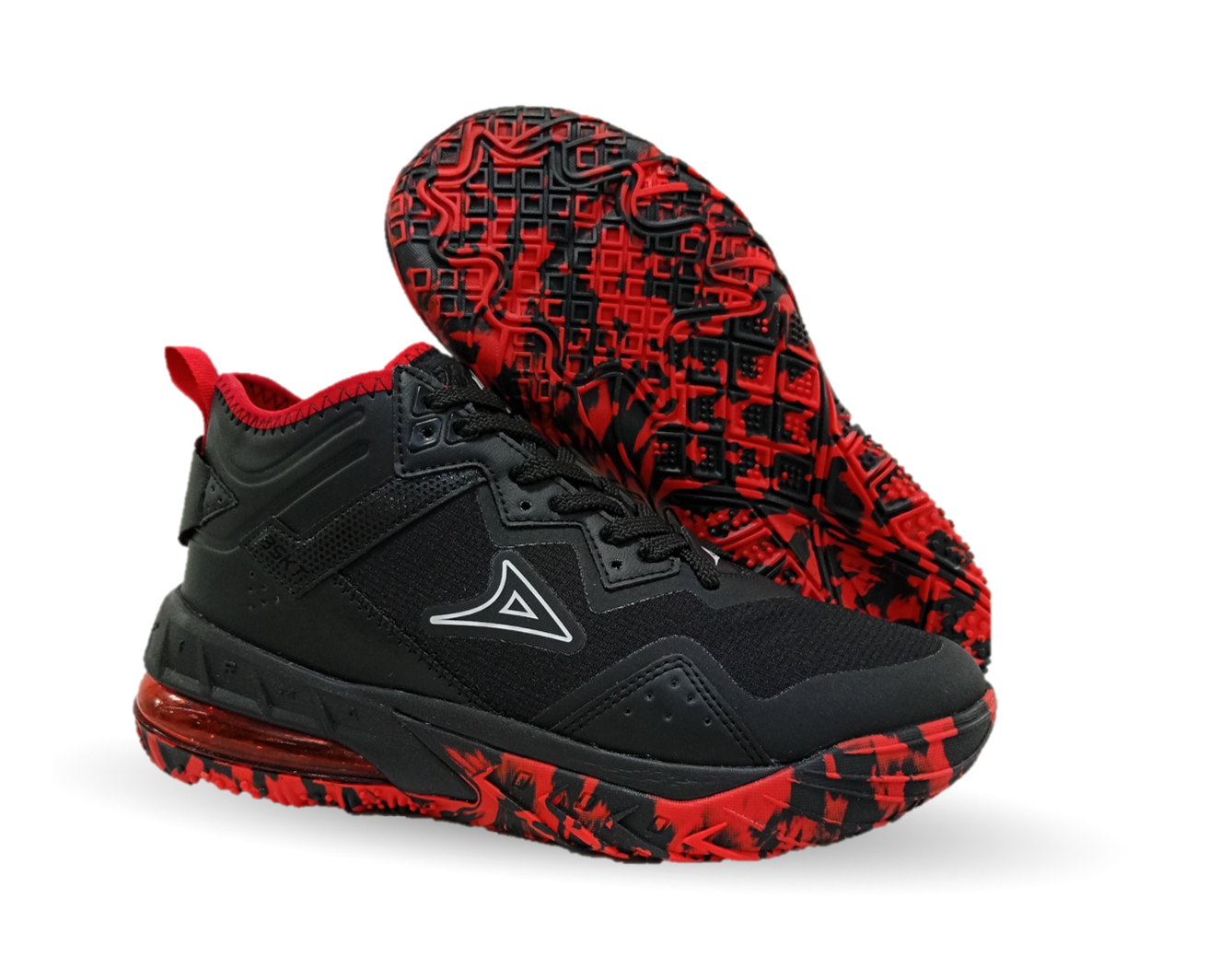 Tenis Deportivo para baloncesto Pirma 2018 Negro/Rojo para hombre
