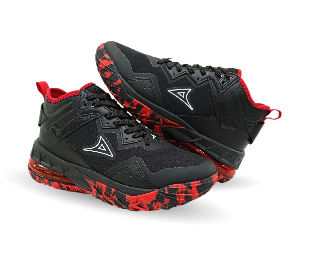 Tenis Deportivo para baloncesto Pirma 2018 Negro/Rojo para hombre