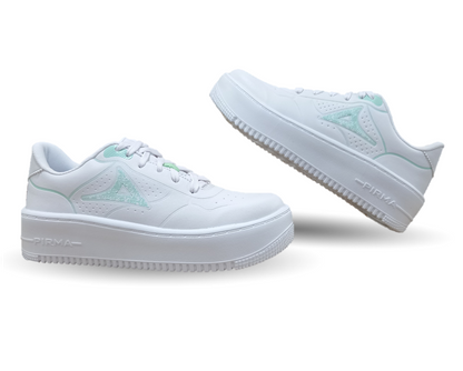 Tenis Urbano Pirma 5534 Blanco/Verde para mujer