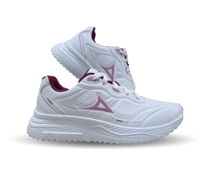 Tenis Deportivo Pirma 8519 Blanco/Guinda para mujer
