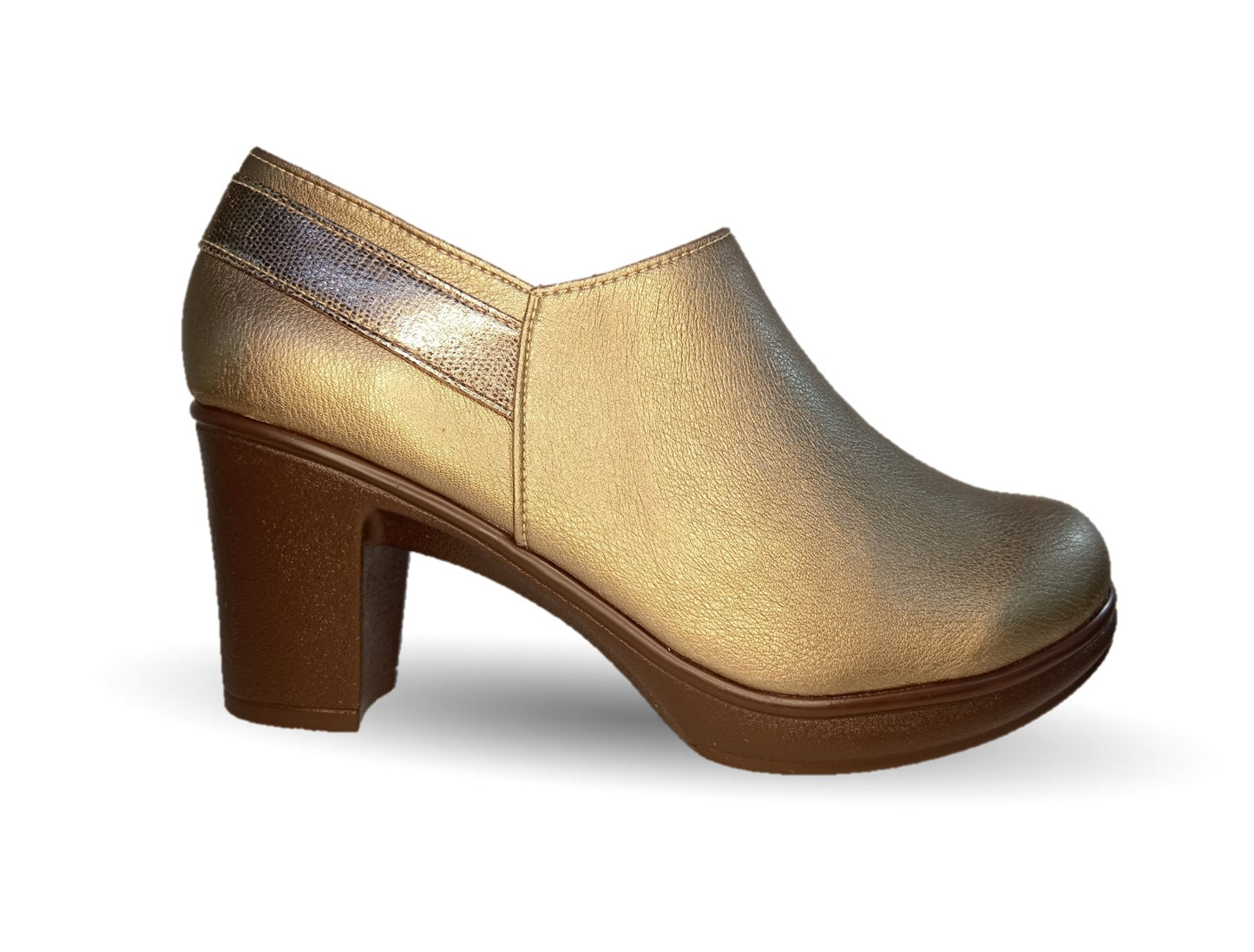 Zapato Casual y de Vestir de piel de ternera con cierre interno con tacón alto suela extra ligera Pullman 1002 Seda para mujer