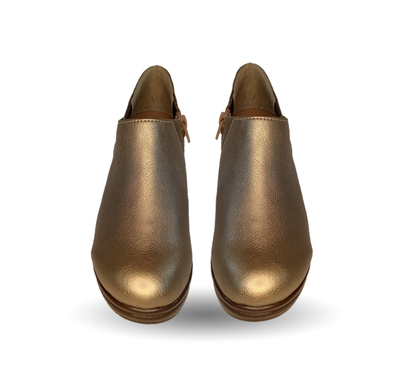 Zapato Casual y de Vestir de piel de ternera con cierre interno con tacón alto suela extra ligera Pullman 1002 Seda para mujer