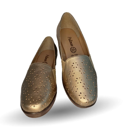 Zapato de Confort y Casual de piel de ternera con suela extra ligera Pullman 722 Seda para mujer