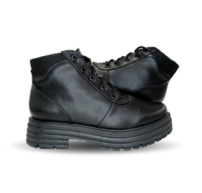 Bota Casual de moda de piel bovino Pullman 7501 Negro para mujer