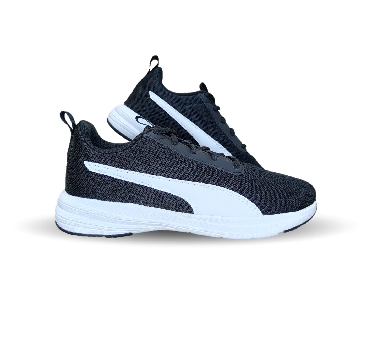 Tenis Deportivo Puma 3101 Negro/Blanco para mujer