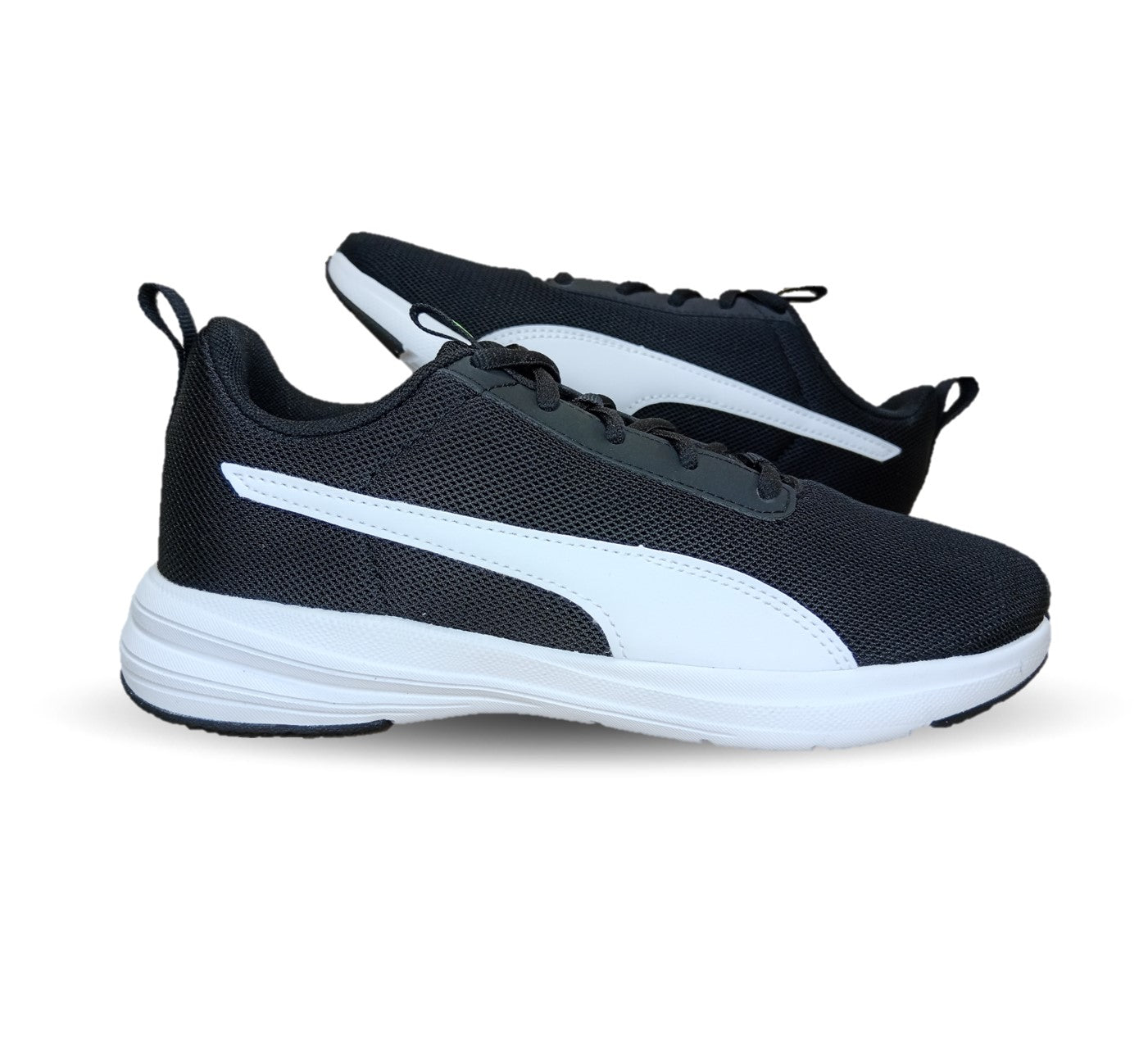 Tenis Deportivo Puma 3101 Negro/Blanco para mujer