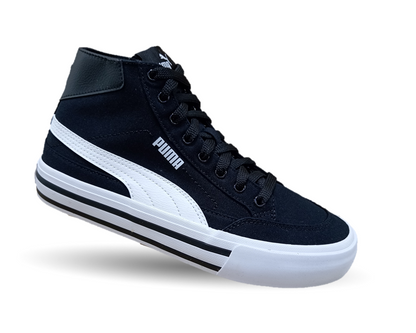 Tenis Urbano Textil Puma 6501 Negro/Blanco para hombre