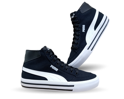 Tenis Urbano Textil Puma 6501 Negro/Blanco para hombre