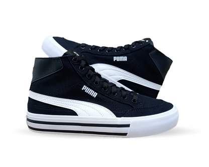 Tenis Urbano Textil Puma 6501 Negro/Blanco para hombre