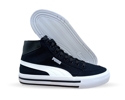Tenis Urbano Textil Puma 6501 Negro/Blanco para hombre