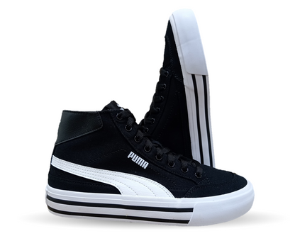 Tenis Urbano Textil Puma 6501 Negro/Blanco para hombre