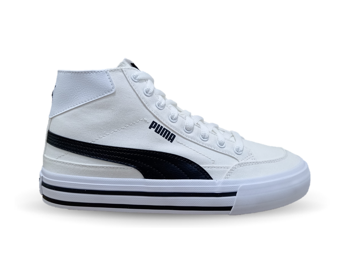 Tenis Urbano Textil Puma 6502 Blanco/Negro para hombre