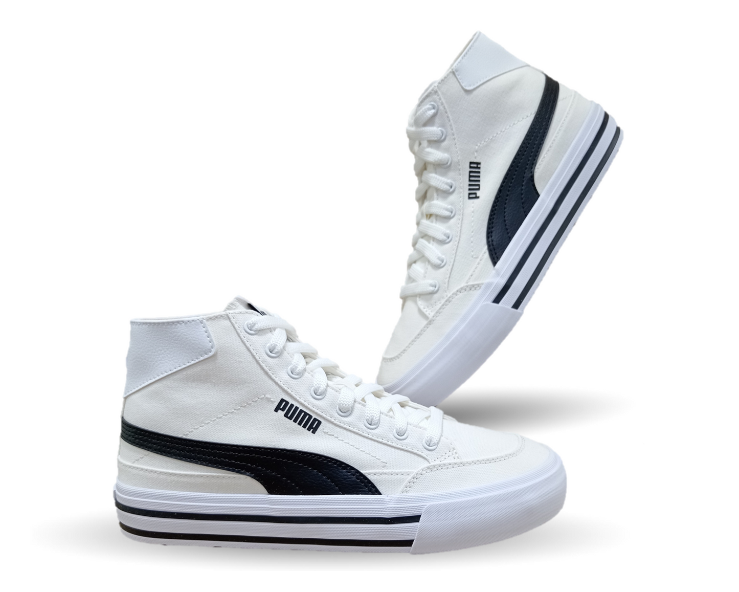Tenis Urbano Textil Puma 6502 Blanco/Negro para hombre