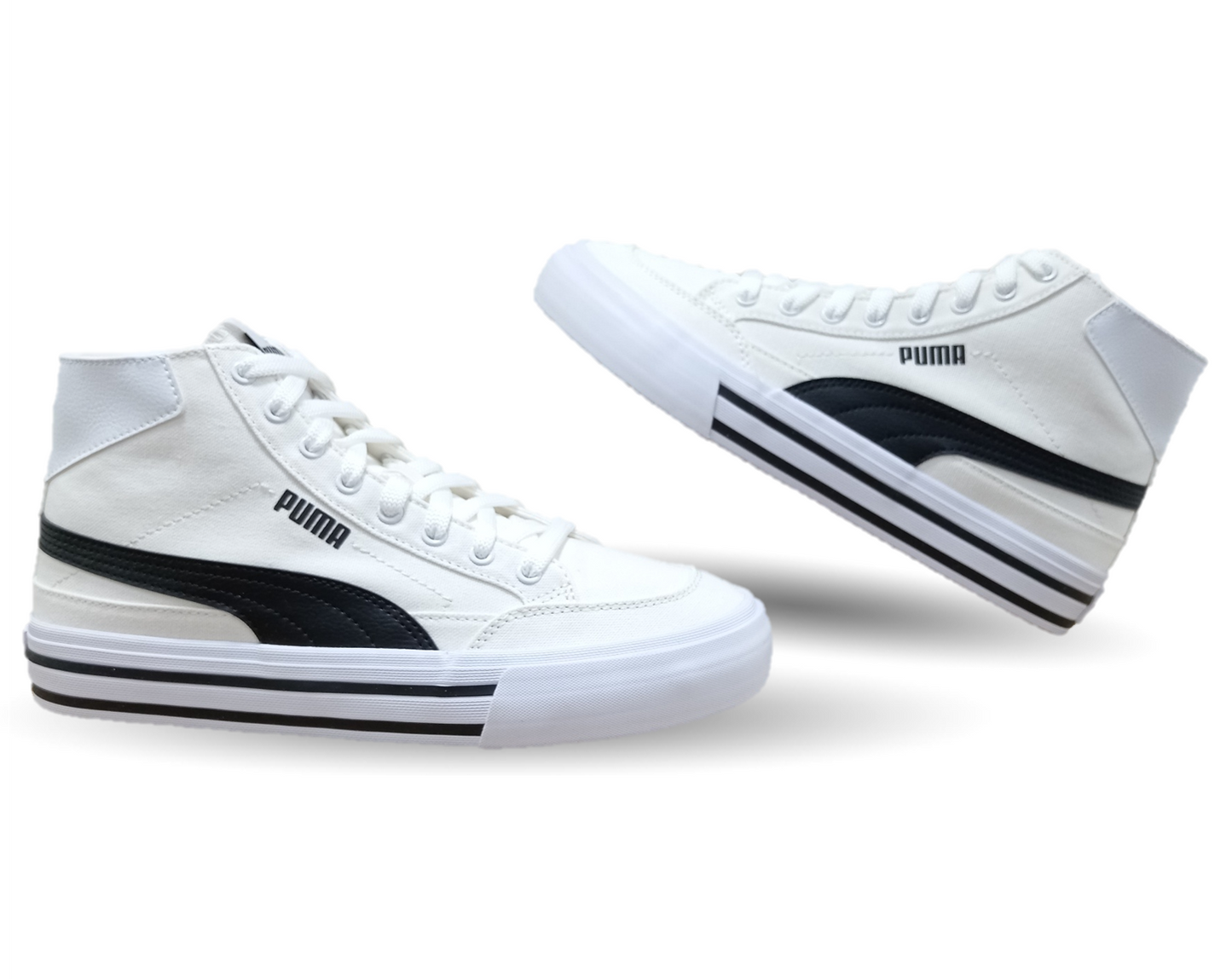 Tenis Urbano Textil Puma 6502 Blanco/Negro para hombre