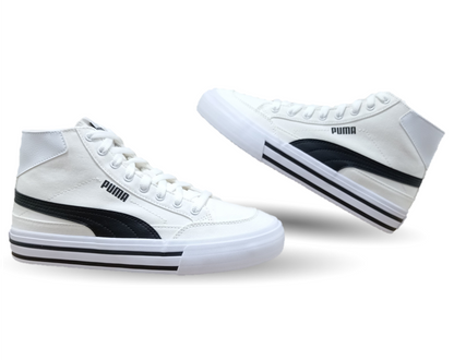 Tenis Urbano Textil Puma 6502 Blanco/Negro para hombre