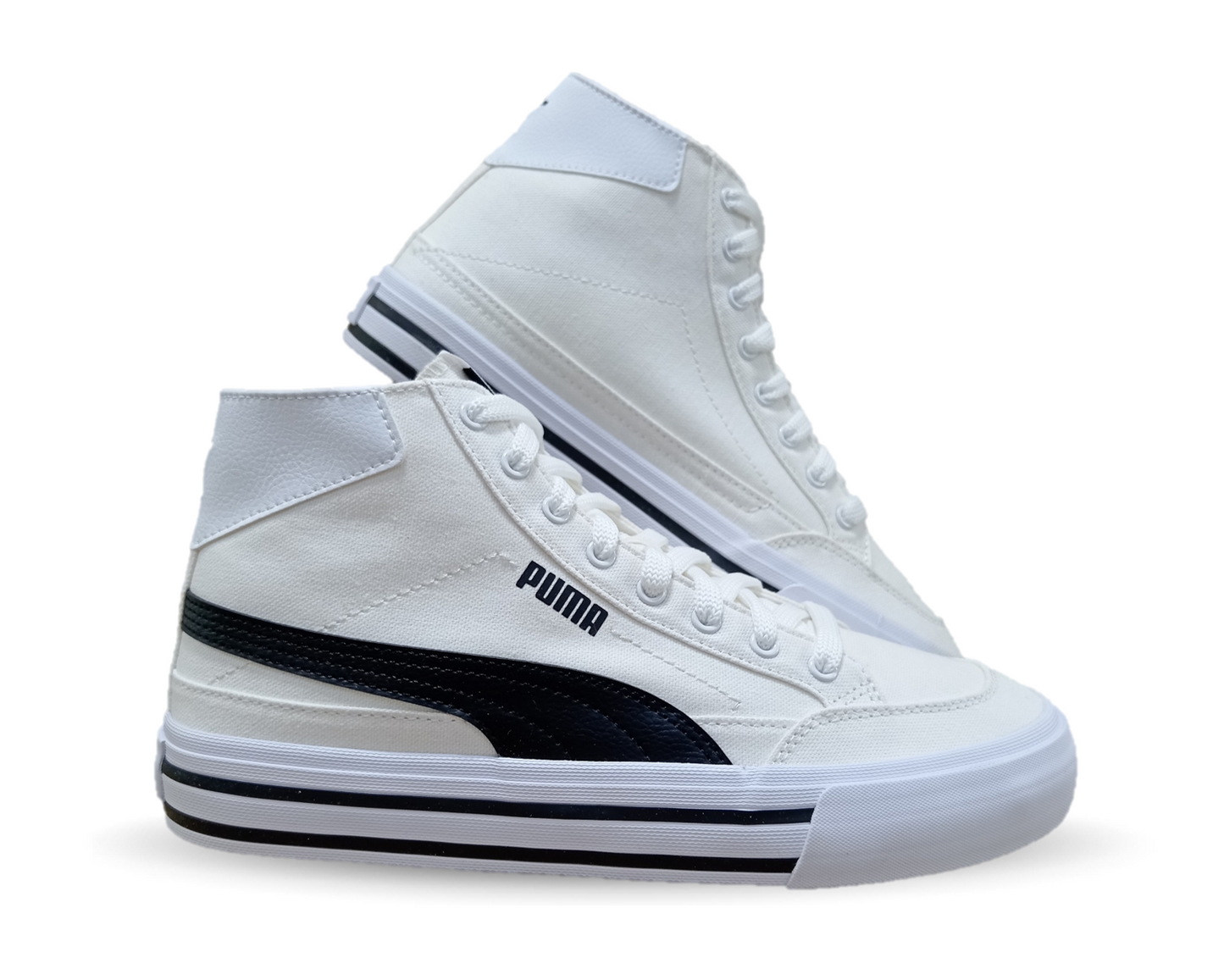 Tenis Urbano Textil Puma 6502 Blanco/Negro para hombre