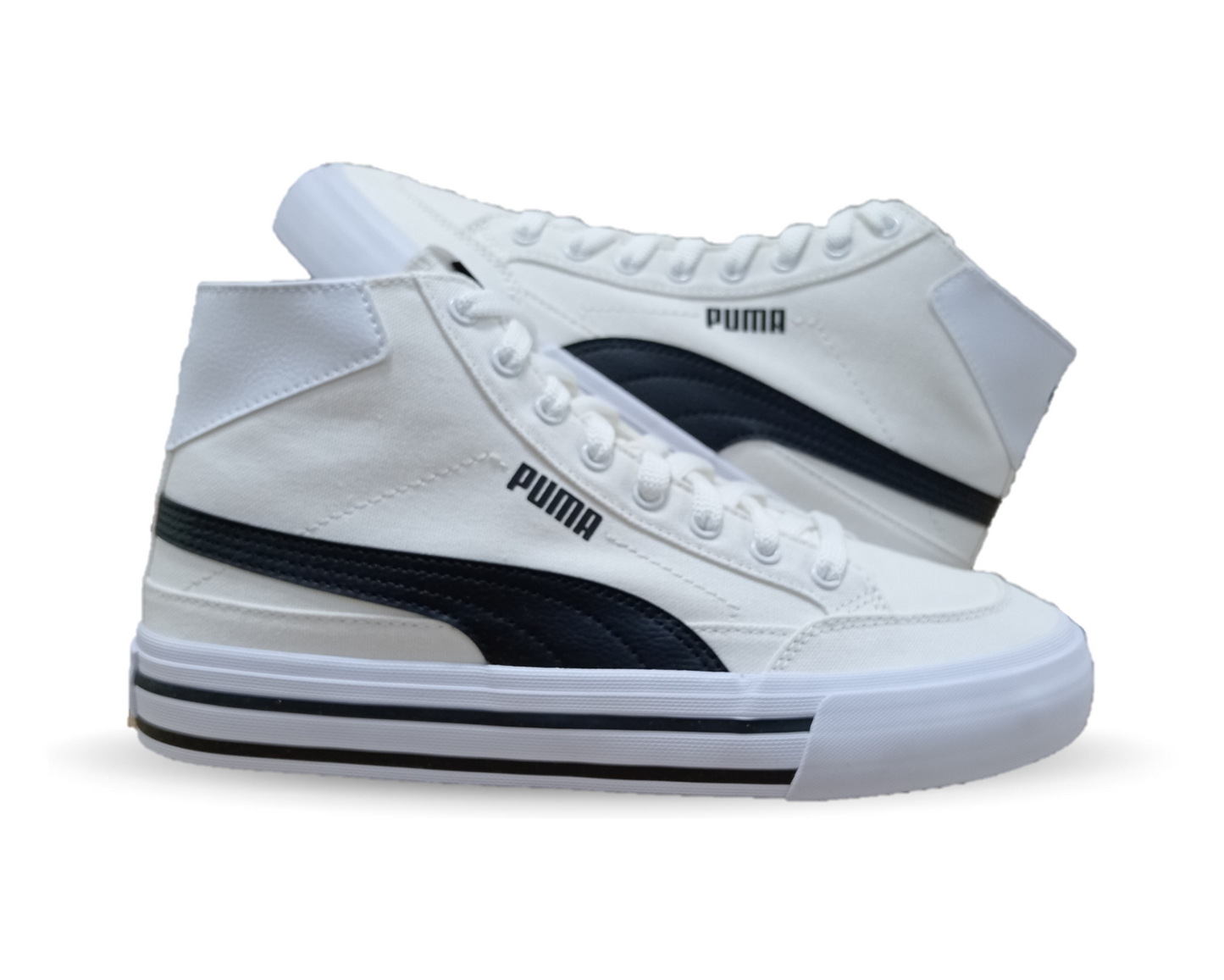 Tenis Urbano Textil Puma 6502 Blanco/Negro para hombre