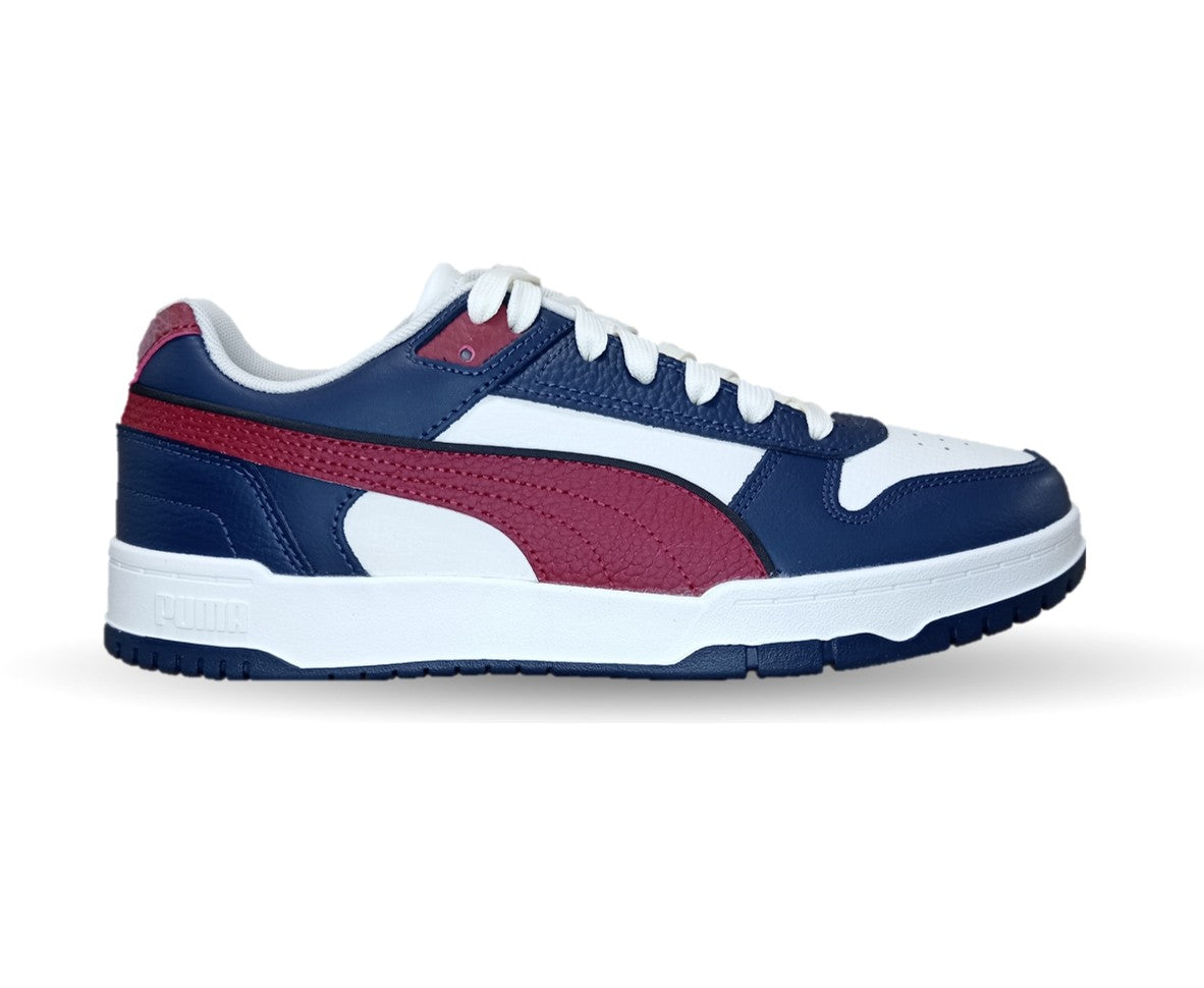 Tenis Urbano Puma 7339 Blanco/Azul/Tinto para hombre
