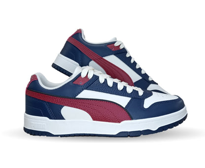 Tenis Urbano Puma 7339 Blanco/Azul/Tinto para hombre