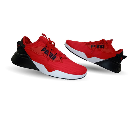 Tenis Deportivo Puma 7618 Rojo/Negro para hombre