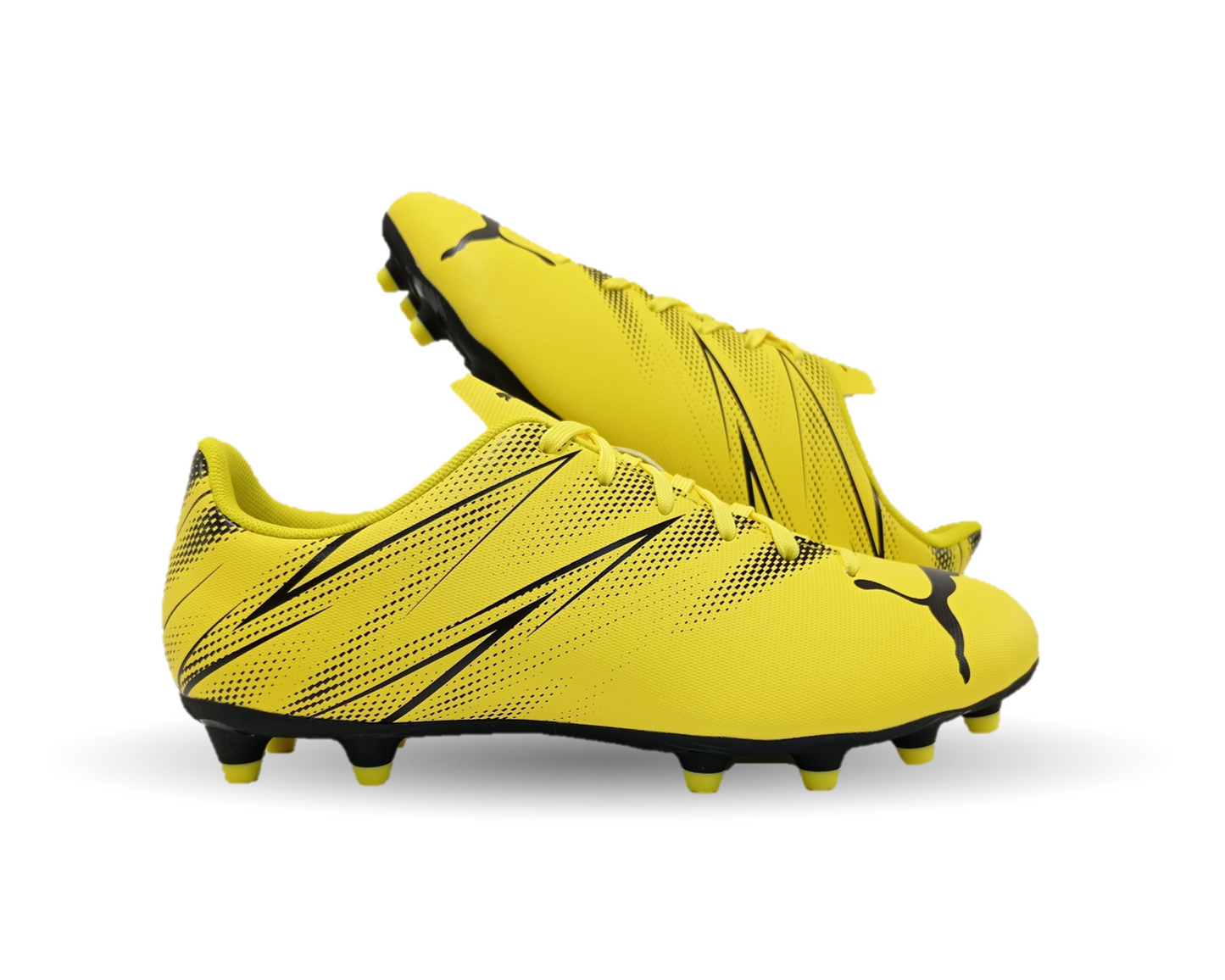 Tenis de Futbol con tachones para césped Puma 7702 Amarillo/Negro para hombre