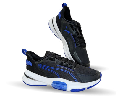 Tenis Deportivo Puma 8208 Negro/Azul para hombre