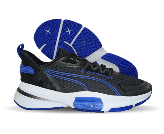 Tenis Deportivo Puma 8208 Negro/Azul para hombre