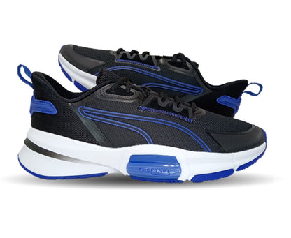 Tenis Deportivo Puma 8208 Negro/Azul para hombre