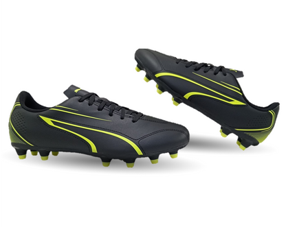 Tenis de Futbol con tachones para césped Puma 8303 Negro/Lima para hombre