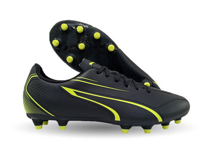 Tenis de Futbol con tachones para césped Puma 8303 Negro/Lima para hombre