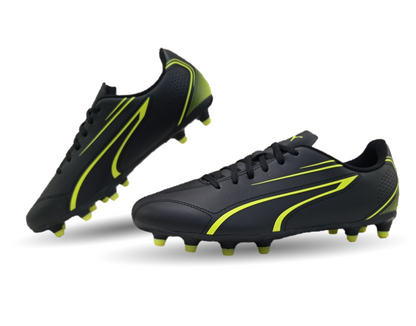 Tenis de Futbol con tachones para césped Puma 8303 Negro/Lima para hombre