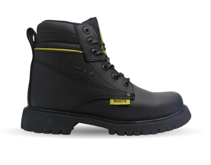 Botas Industriales y Casuales de piel Radical 23 Negro Unisex para mujer y hombre