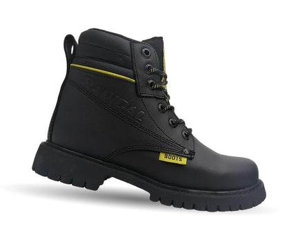 Botas Industriales y Casuales de piel Radical 23 Negro Unisex para mujer y hombre