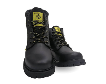 Botas Industriales y Casuales de piel Radical 23 Negro Unisex para mujer y hombre