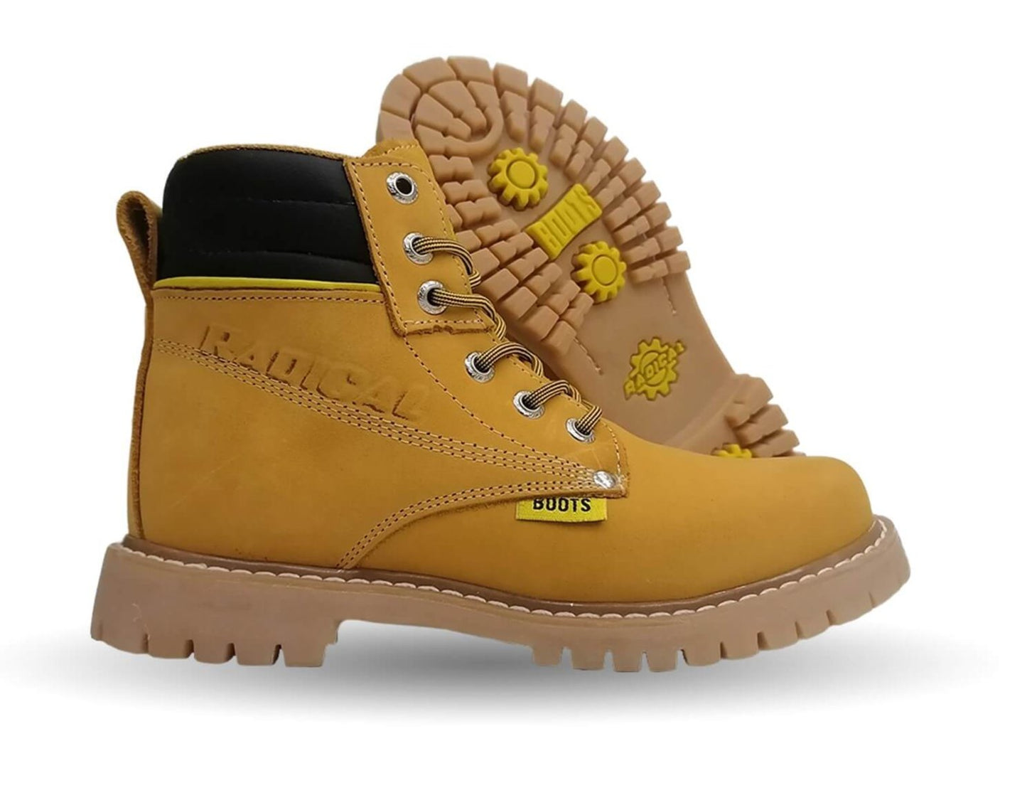 Botas Industriales y Casuales de piel Radical 23 Nobuck Miel para hombre