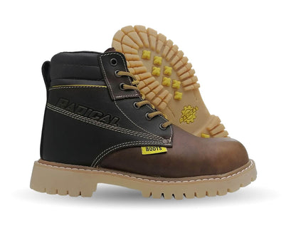 Botas Industriales y Casuales de piel con casco de acero Radical 24 Roble para hombre