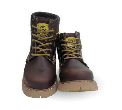Botas Industriales y Casuales de piel con casco de acero Radical 24 Roble para hombre