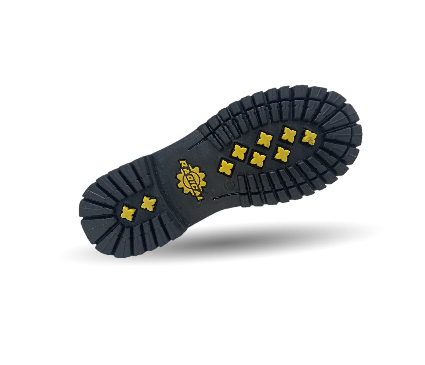 Botas Industriales y Casuales de piel con casco de acero Radical 24 Negro para hombre