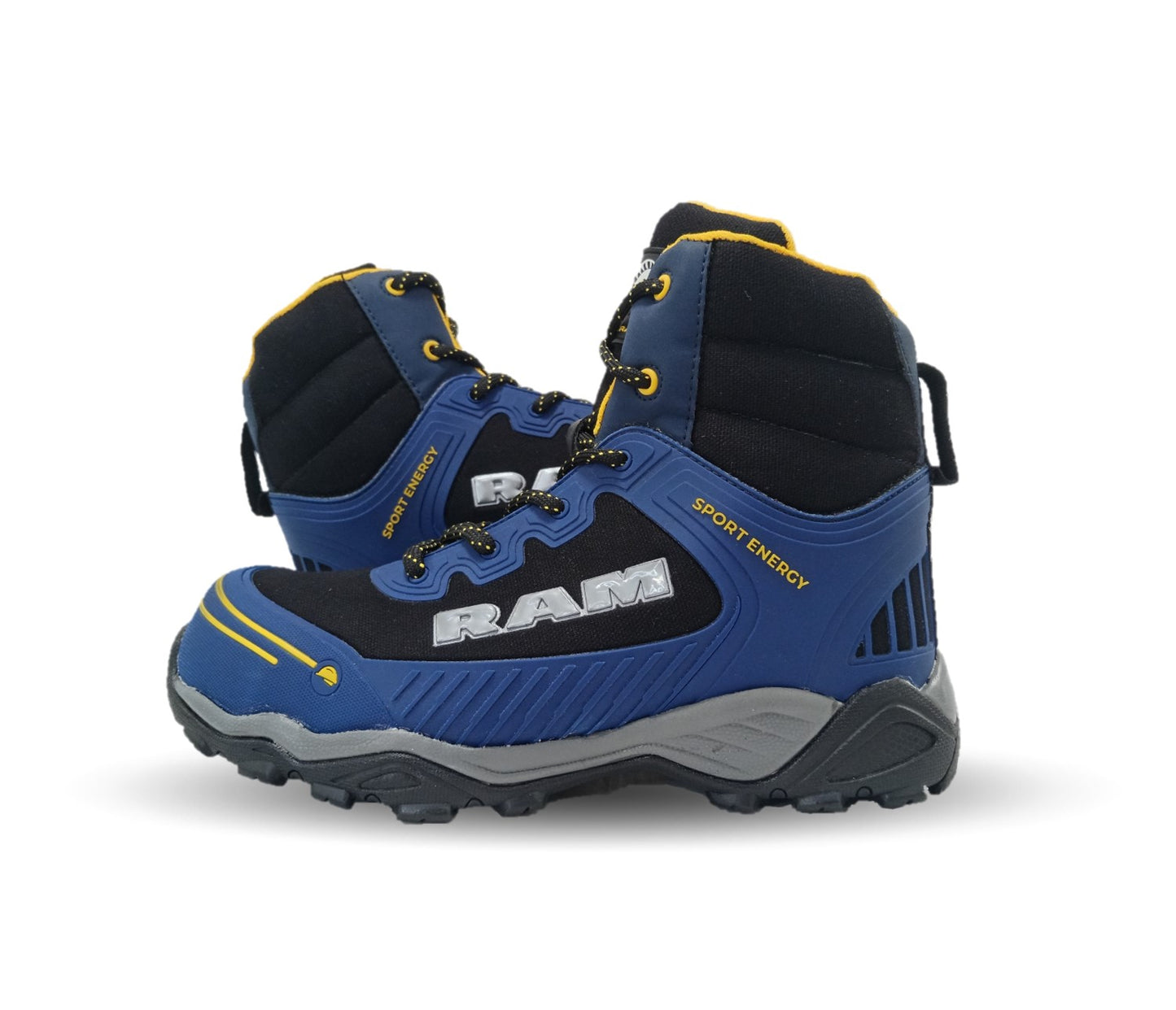 Botas Industriales y Casuales con casco dieléctrico Ram 619 Negro/Rey para hombre