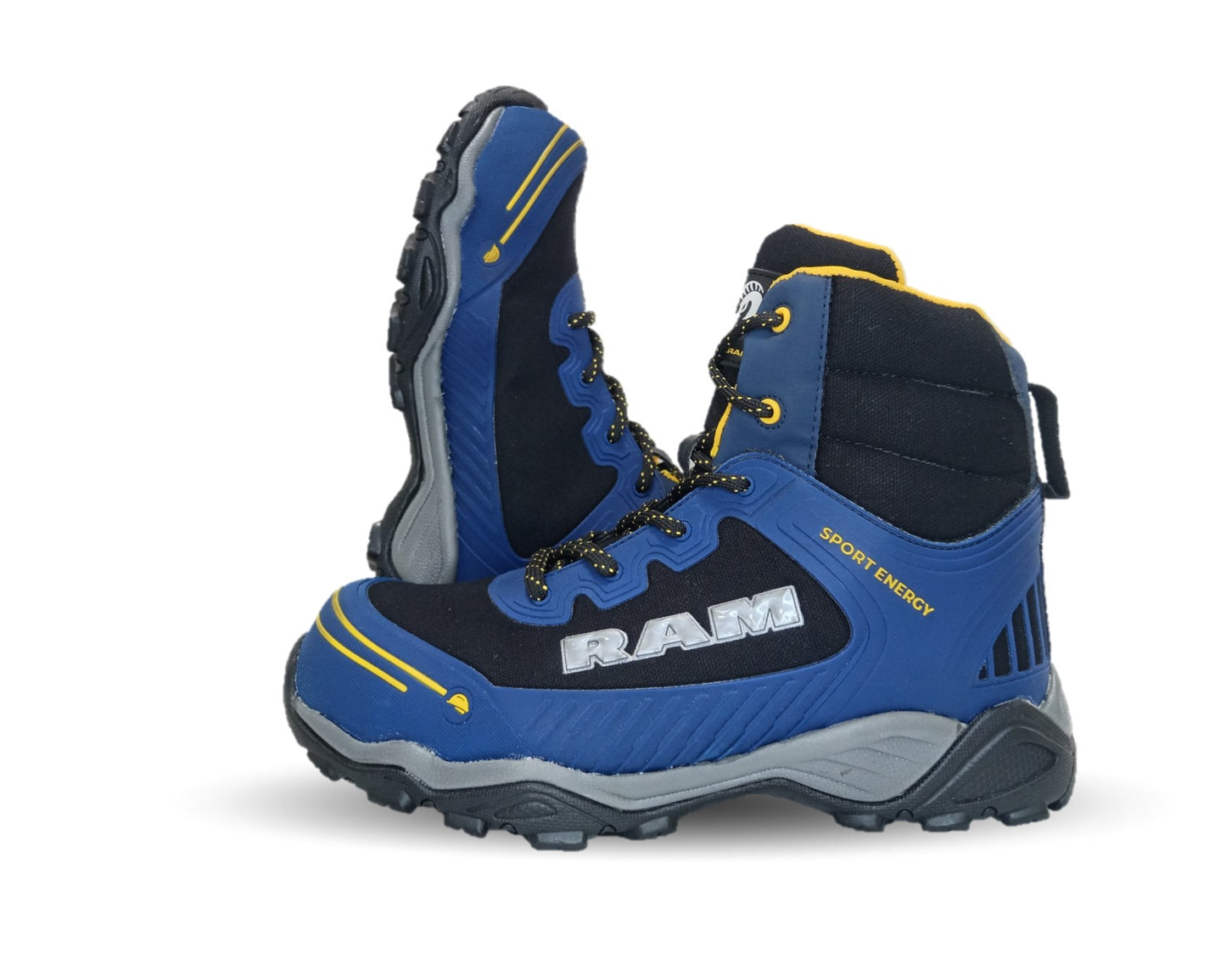 Botas Industriales y Casuales con casco dieléctrico Ram 619 Negro/Rey para hombre