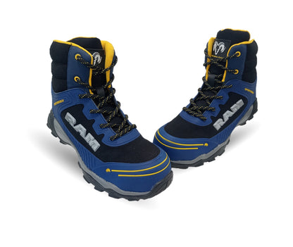 Botas Industriales y Casuales con casco dieléctrico Ram 619 Negro/Rey para hombre