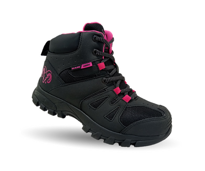 Botas Industriales y Casuales con casco dieléctrico Ram 9454 Negro/Fiusha para mujer