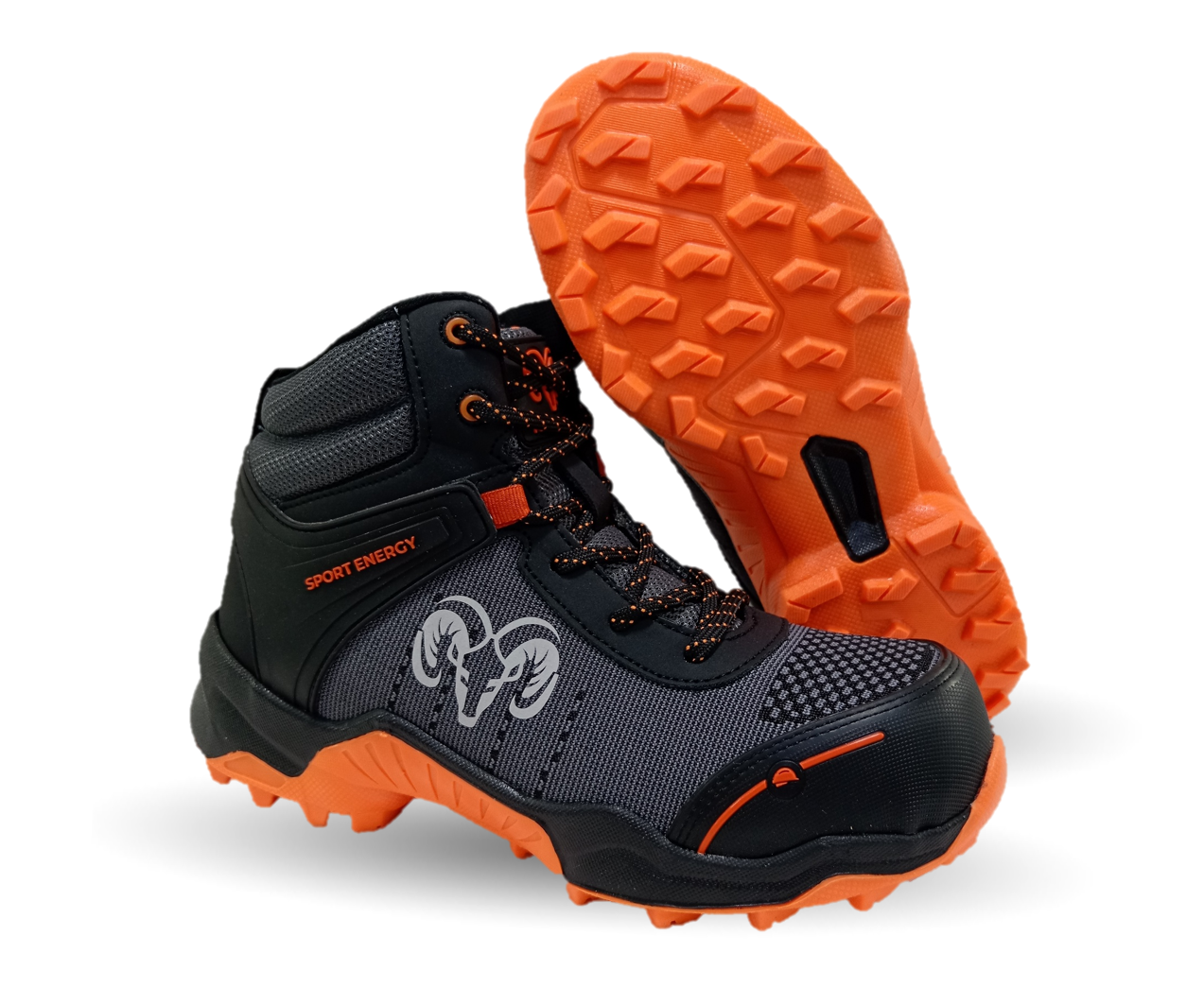 Casual Ram 9827 Color Acero/Negro/Naranja